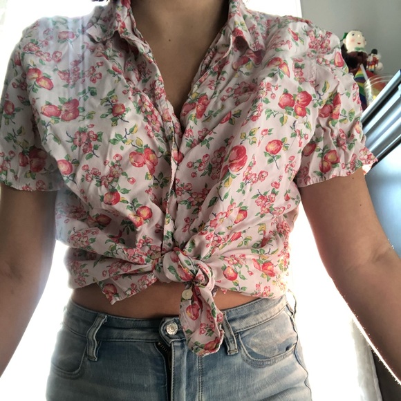 Floral Button Up - Picture 2 of 4